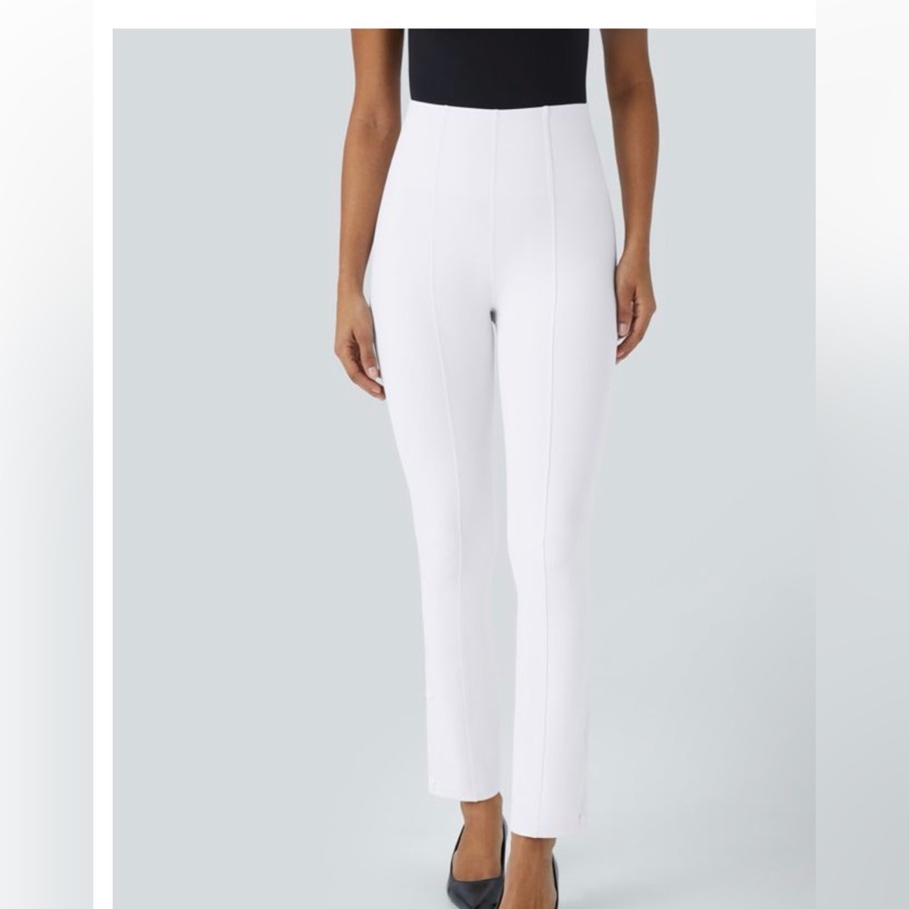 Halara White Control Top Adjustable Length Leggin… - image 1